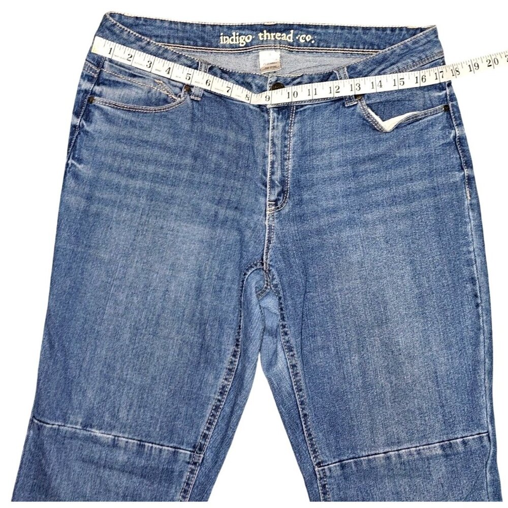 Indigo Thread Co. Womens Denim Jeans Size 14 Blue Stretch Cotton Blend - Picture 8 of 8
